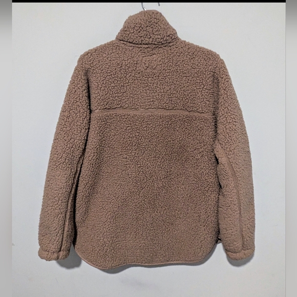 Abercrombie & Fitch Teddy Coat In Size XL - Picture 5 of 5